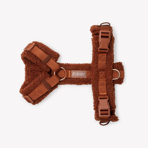Clay Sherpa Dog Harness – Cozy, Adjustable Fit | FURLOU
