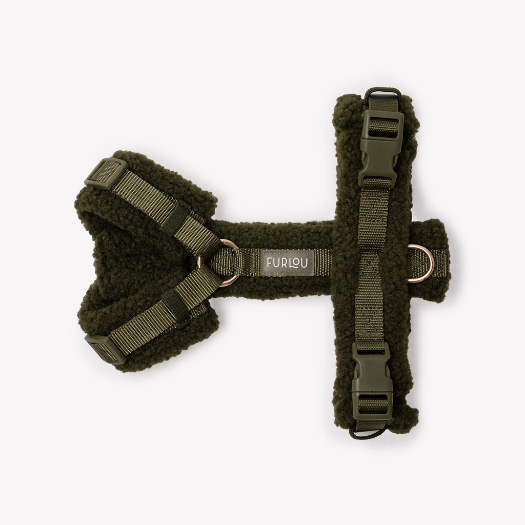 Moss Green Sherpa Dog Harness