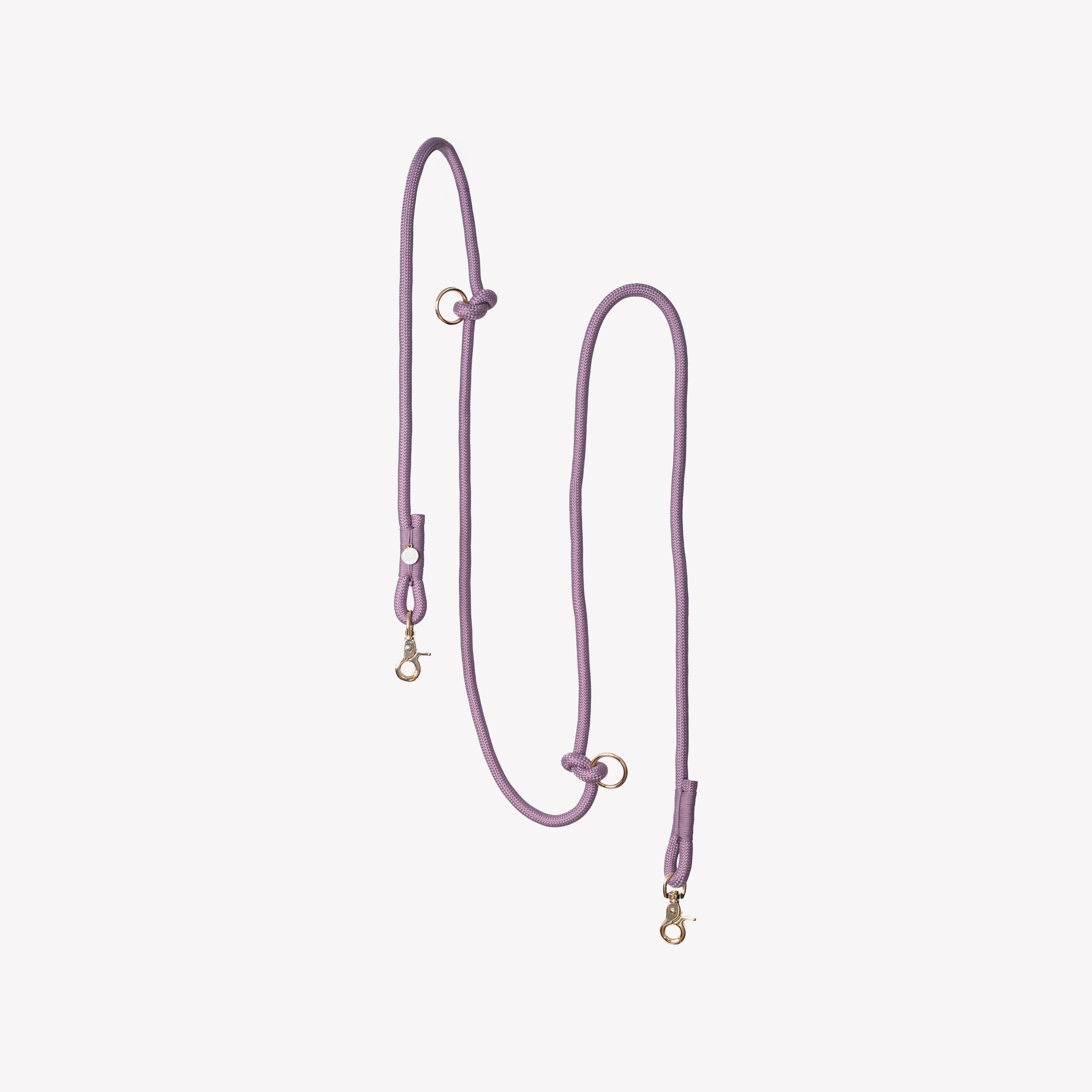 Lilac Hands-Free Braided Dog Leash | FURLOU