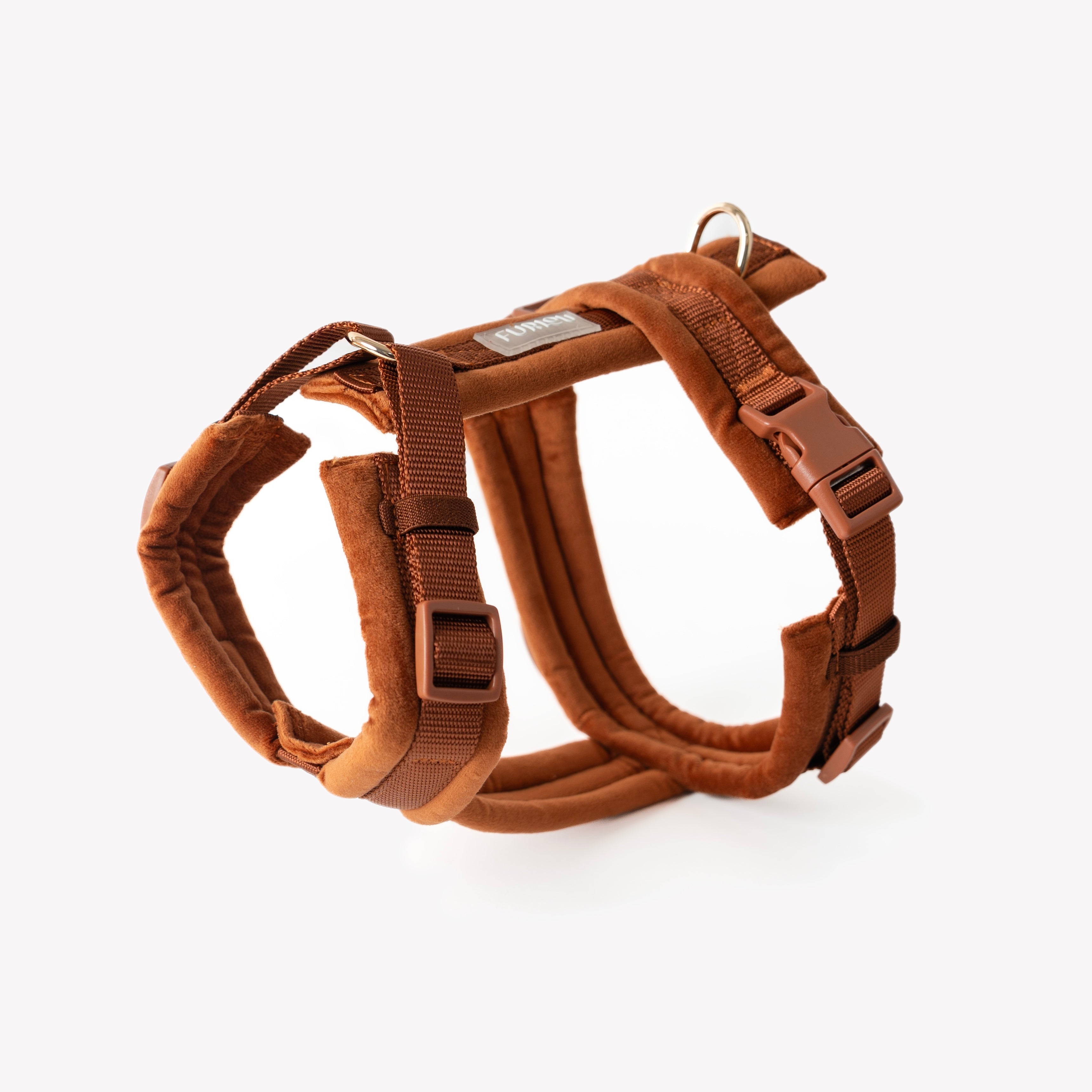 Clay Velvet Dog Harness – 5-Point Adjustable Fit | FURLOU