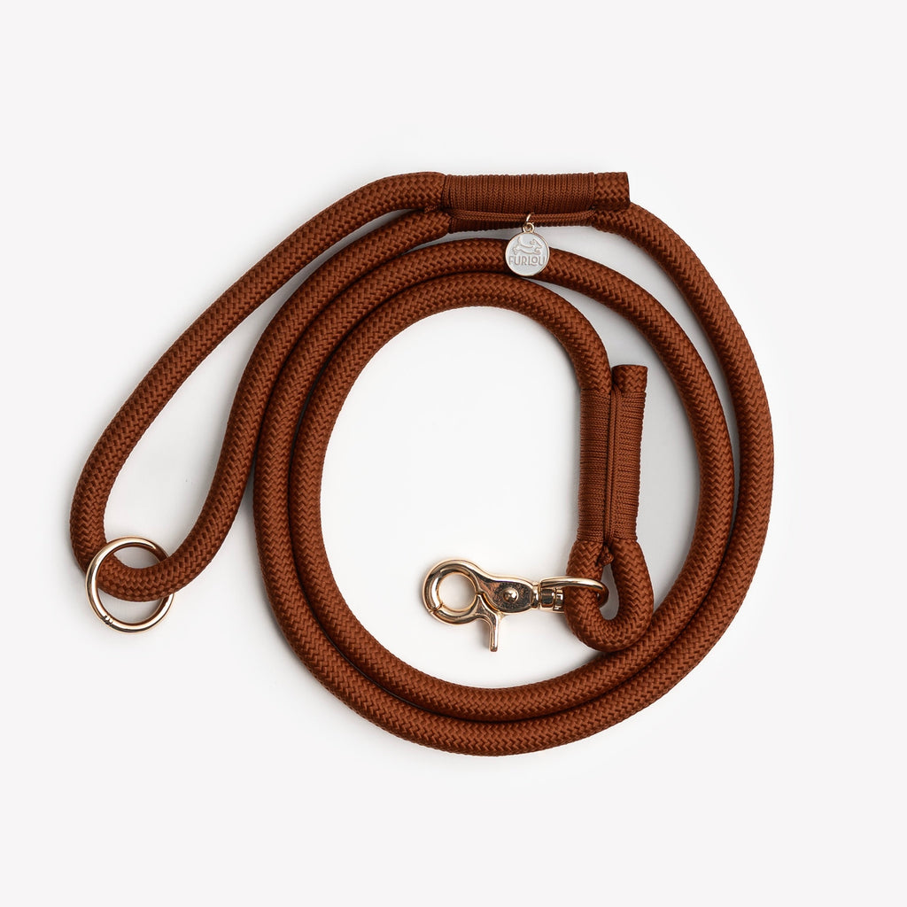 Clay Braided Rope Leash