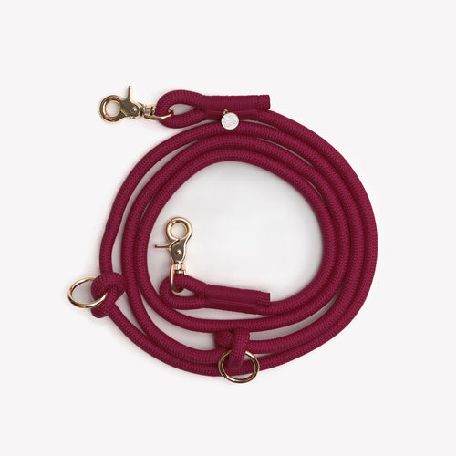 Bordeaux Hands-Free Braided Dog Leash | FURLOU