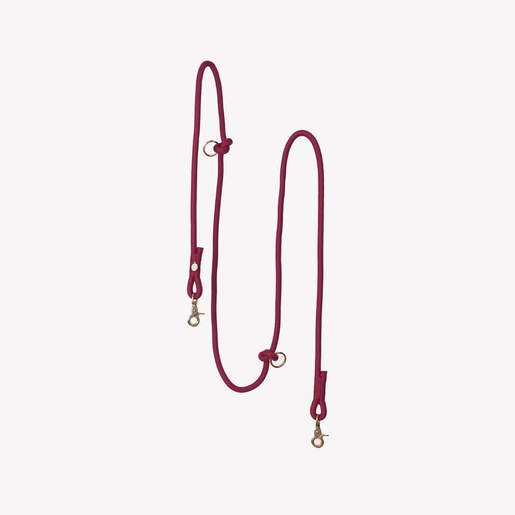 Bordeaux Hands-Free Braided Dog Leash | FURLOU