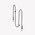 Brown Hands-Free Braided Dog Leash | FURLOU
