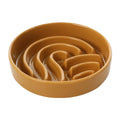Wave Slow Feeder Dog Bowl – Ceramic, Non-Slip, Optional Wood Stand