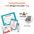 PetHub QR Pet ID Comprehensive ReadyKit – Complete Emergency Kit – Digital Pet ID Tag | Doggo Dream Shop