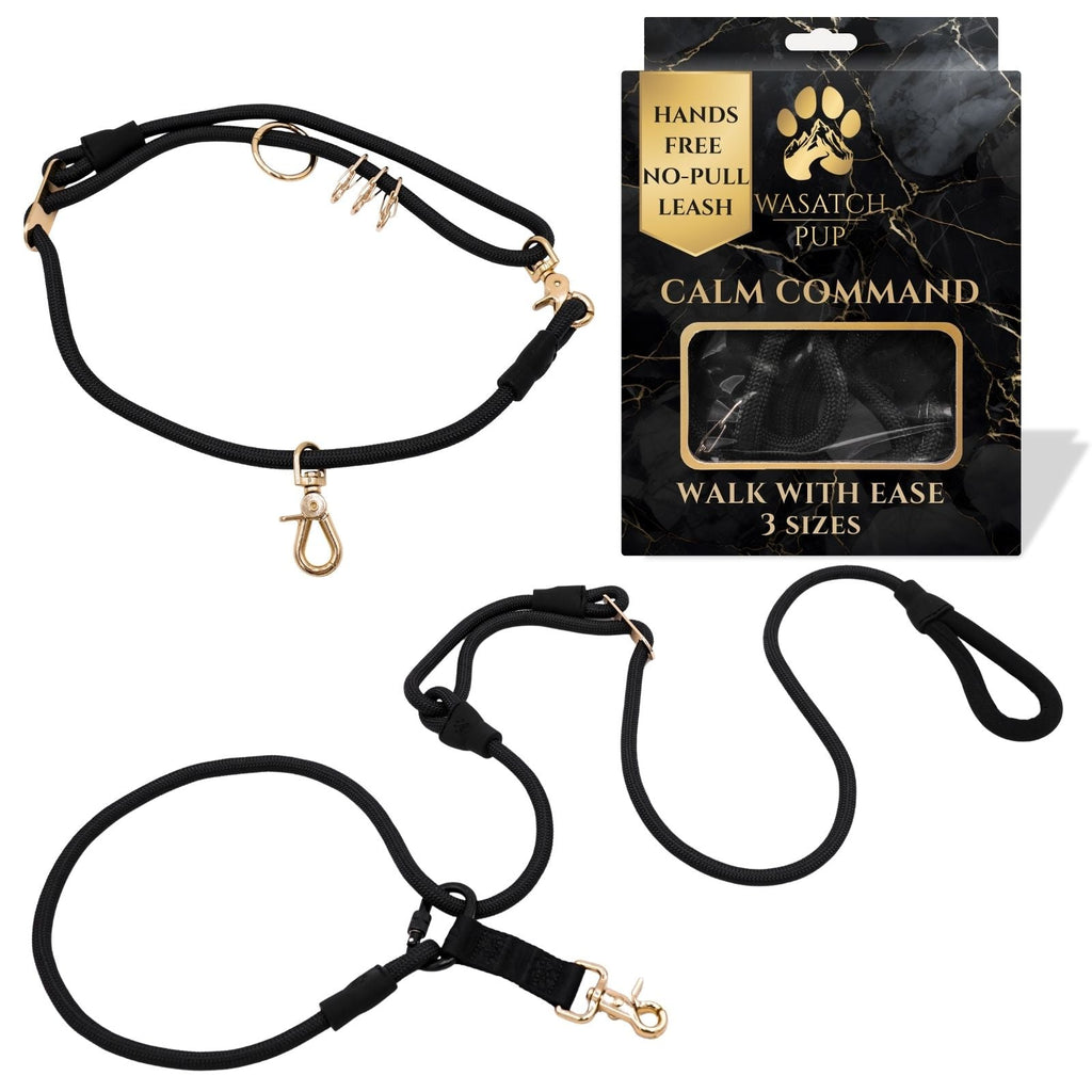 Calm Command No-Pull Dog Leash | Patented Wrap Design | Wasatch Pup