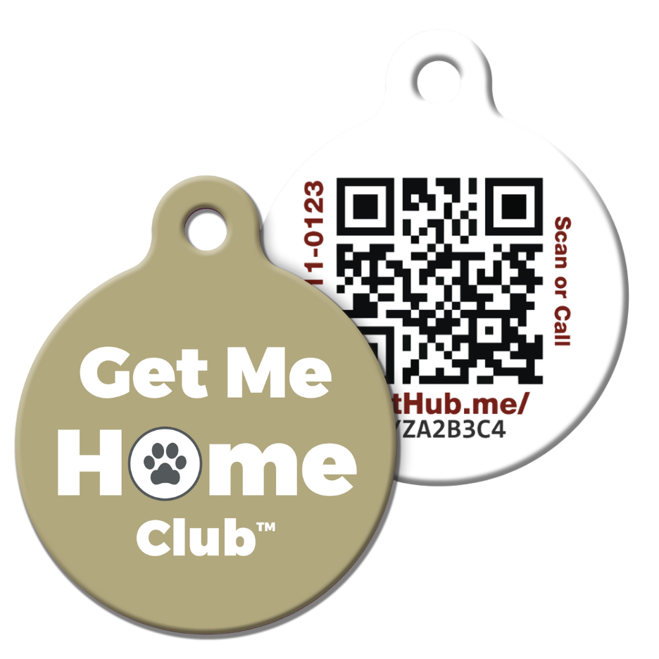 PetHub QR Pet ID Tag – Get Me Home Club – Pet ID Tag | Doggo Dream Shop