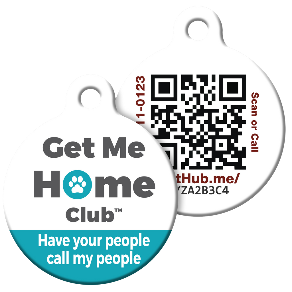 PetHub QR Pet ID Tag – Original Get Me Home Club – Digital Pet ID Tag | Doggo Dream Shop