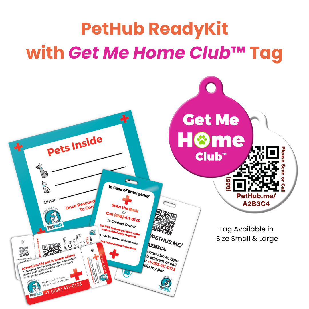 PetHub QR Pet ID Comprehensive ReadyKit – Complete Emergency Kit – Digital Pet ID Tag | Doggo Dream Shop