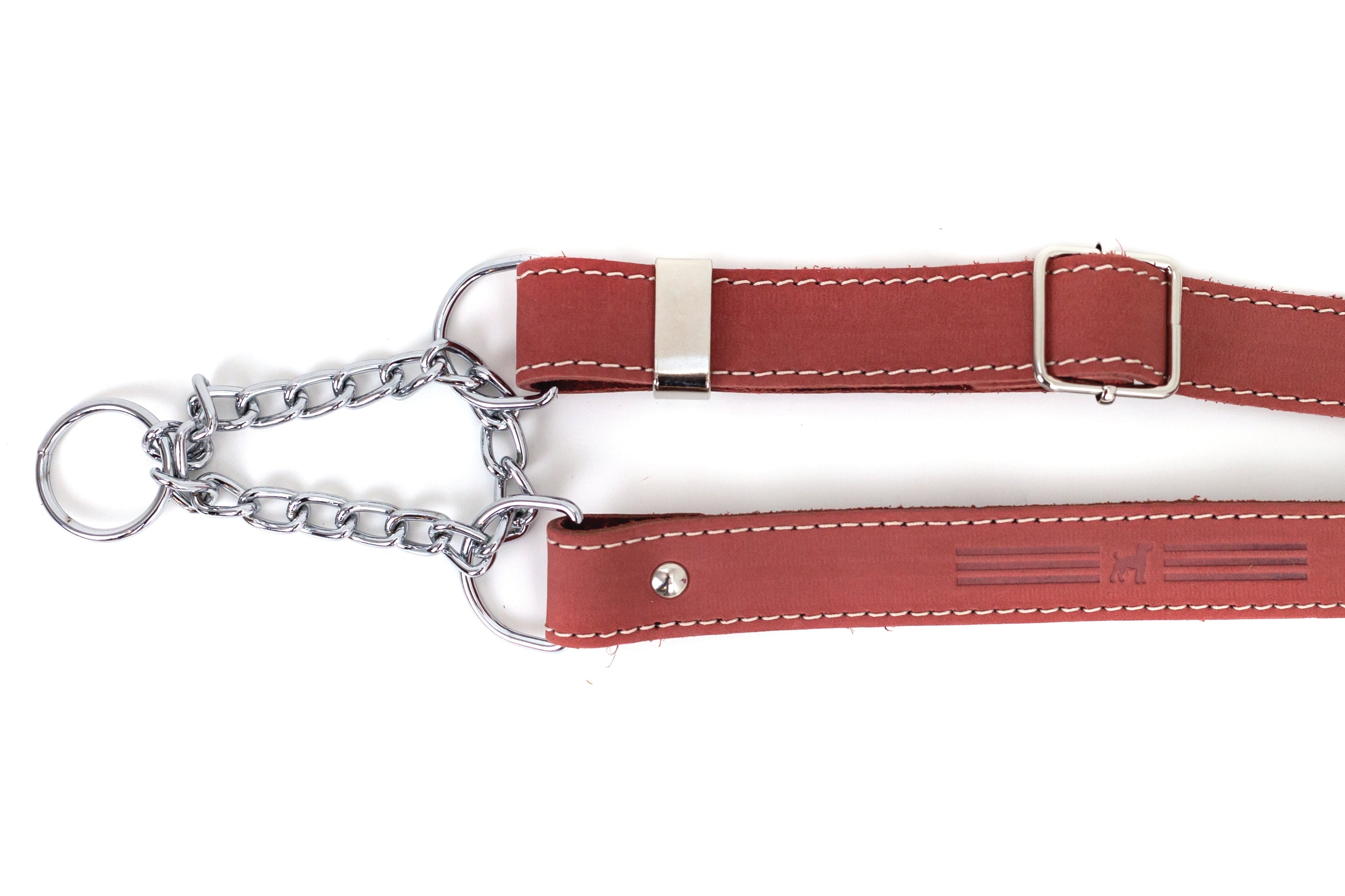 Martingale Coral Reef Leather Dog Collar | Euro-Dog