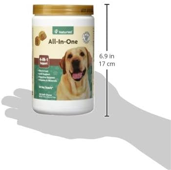 NaturVet All-in-One Dog Supplement — 120 Soft Chews