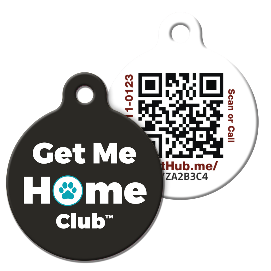 PetHub QR Pet ID Tag – Get Me Home Club – Pet ID Tag | Doggo Dream Shop