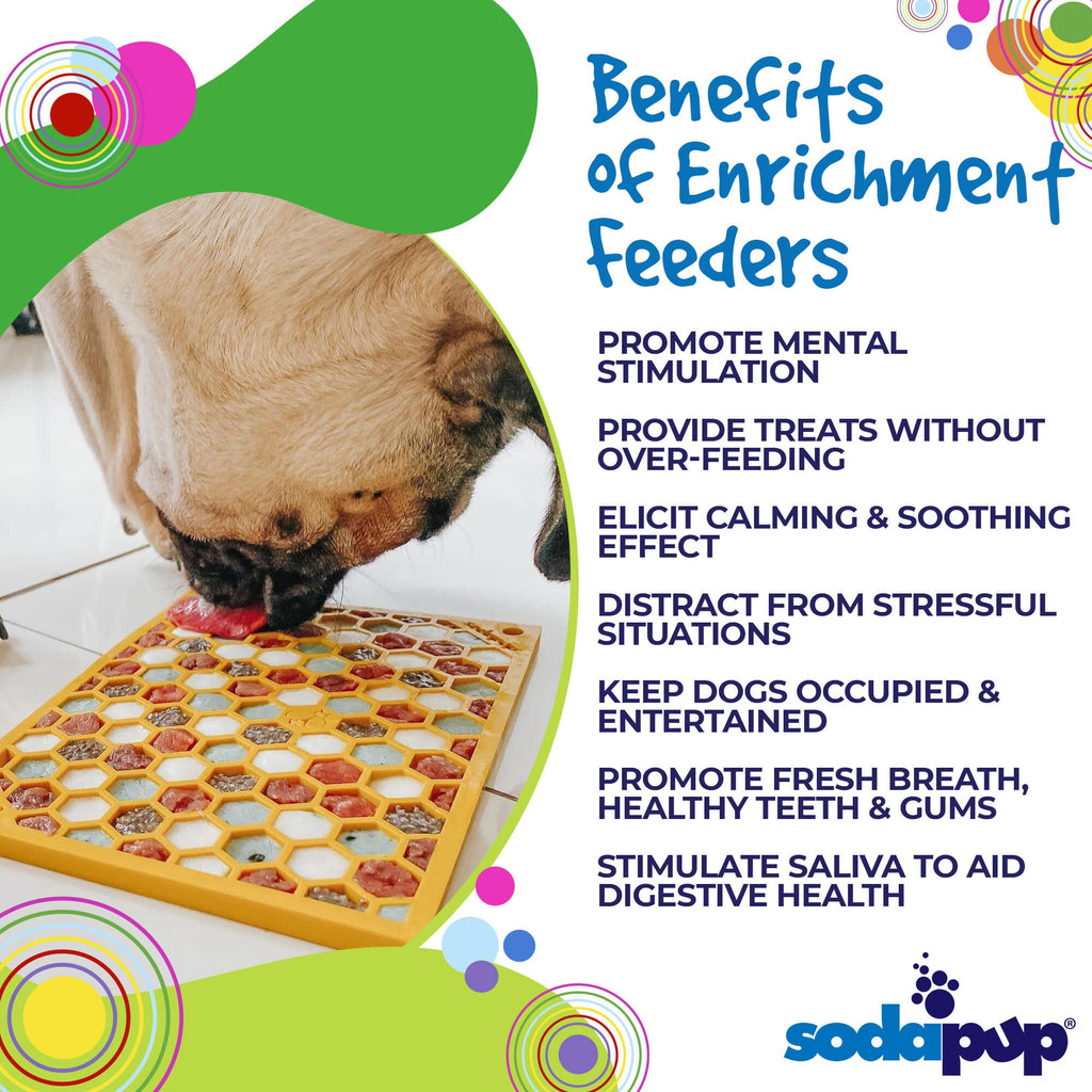 Honeycomb eMat Enrichment Lick Mat for Dogs | USA Made