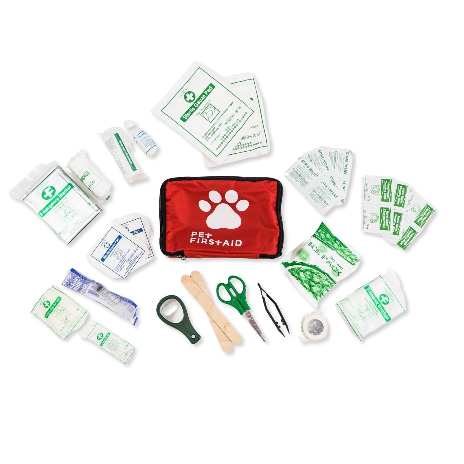 40-Piece Pet Travel First Aid Kit – Emergency Care for Dogs & Cats On the Go