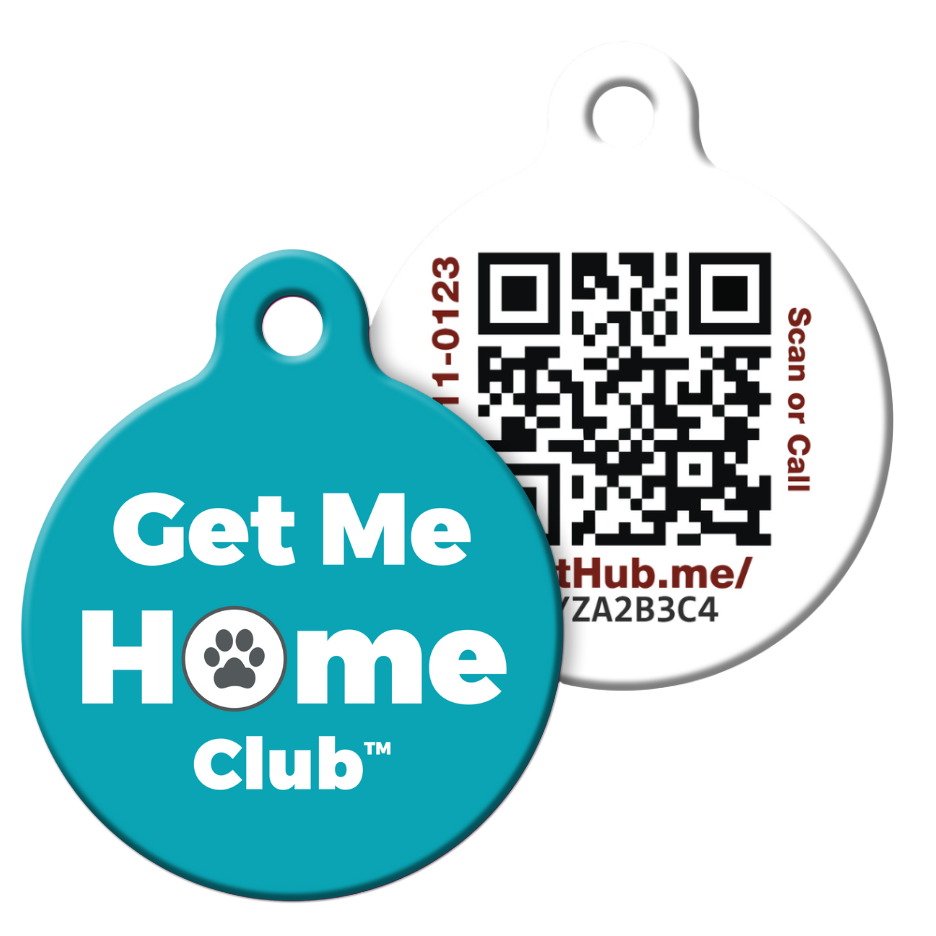 PetHub QR Pet ID Tag – Get Me Home Club – Pet ID Tag | Doggo Dream Shop
