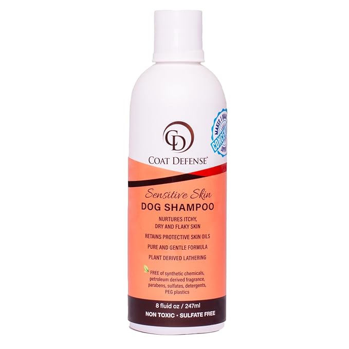 Coat Defense Sensitive Dogs Shampoo — 8 oz Concentrate (Makes 32 oz)