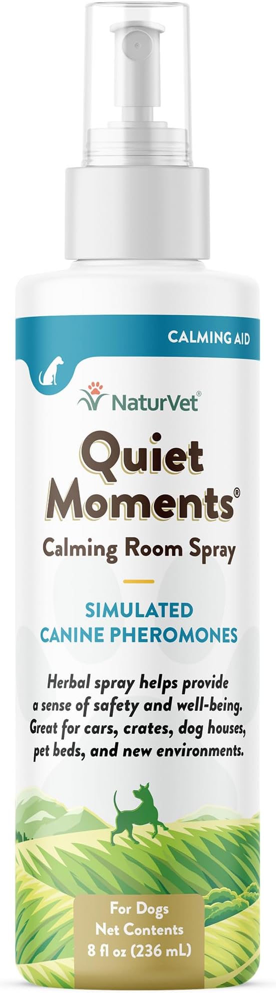NaturVet Quiet Moments Herbal Calming Spray — 8 oz