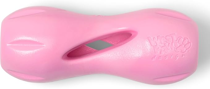 West Paw Zogoflex Qwizl Treat Toy — Small, Bubblegum