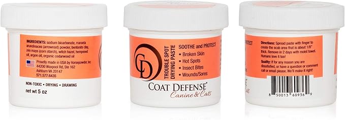 Coat Defense Trouble Spot Drying Paste — 5 oz
