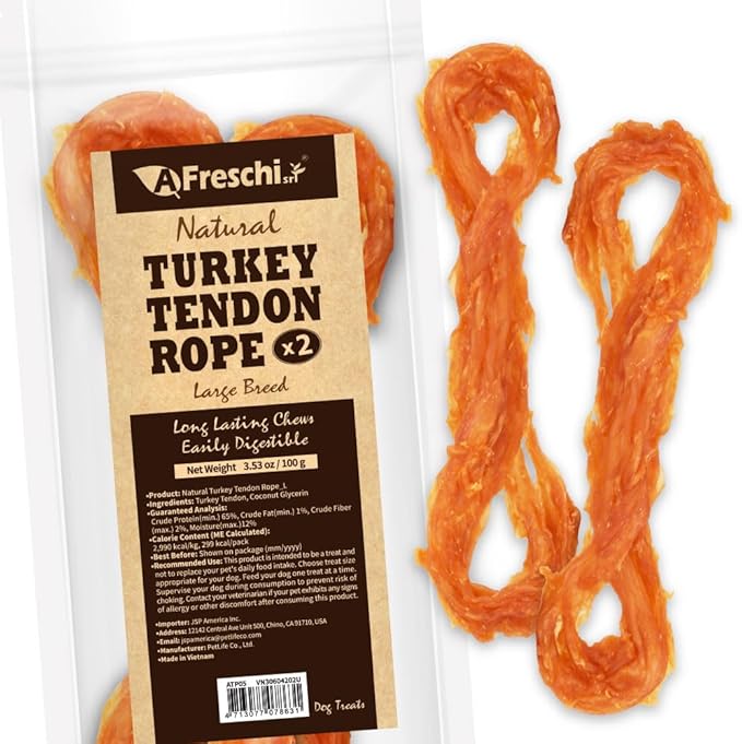 Afreschi Turkey Tendon Rope — Large, 3.53 oz | USA-Sourced