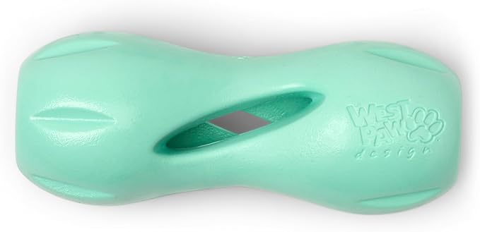 West Paw Zogoflex Qwizl — Small, Mint | Treat-Dispensing Chew Toy