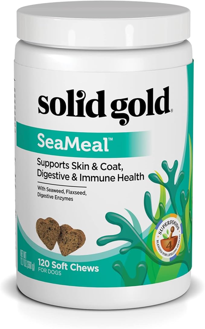 Solid Gold SeaMeal Multivitamin Chews for Dogs — 120ct