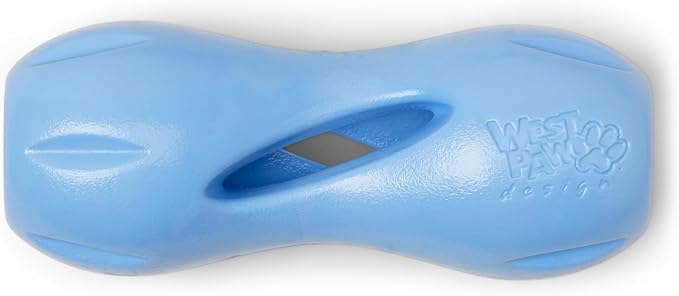 West Paw Zogoflex Qwizl Treat Toy — Small, Periwinkle