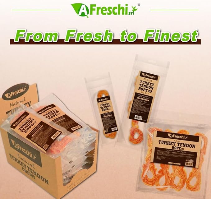 Afreschi Turkey Tendon Rope — Large, 3.53 oz | USA-Sourced