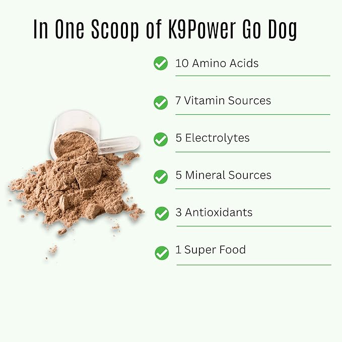 K9 Power Go Dog Hydration & Performance Drink Mix — 1 lb