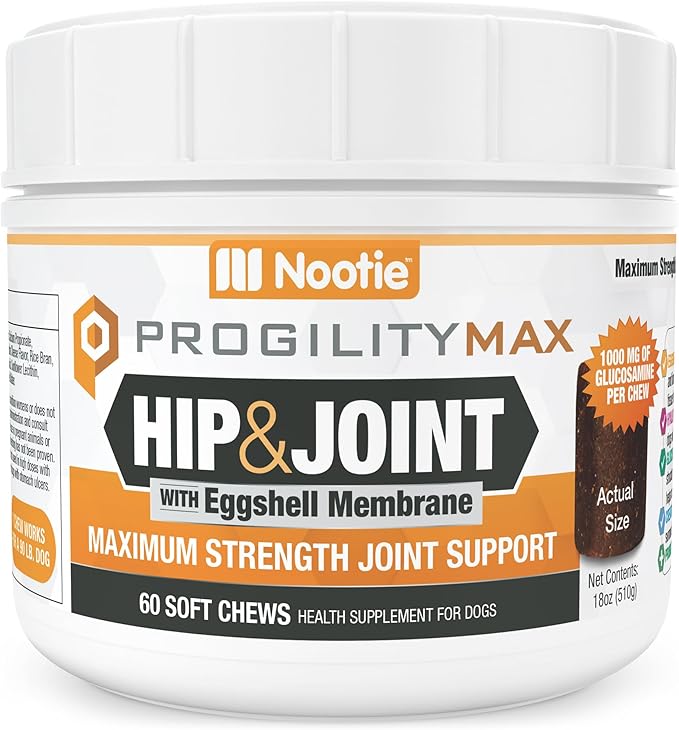 Nootie ProgilityMAX Hip & Joint Supplement for Large Dogs — 60ct
