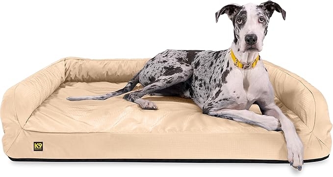 K9 Ballistics Orthopedic Bolster Dog Bed — XXL, Sandstone