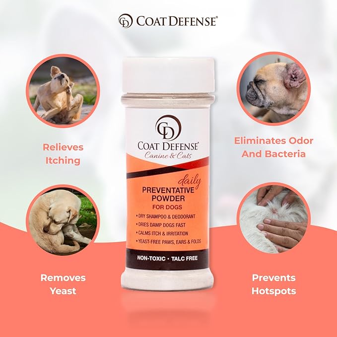Coat Defense Paw Licker Bundle — Preventative Powder + Sensitive Shampoo