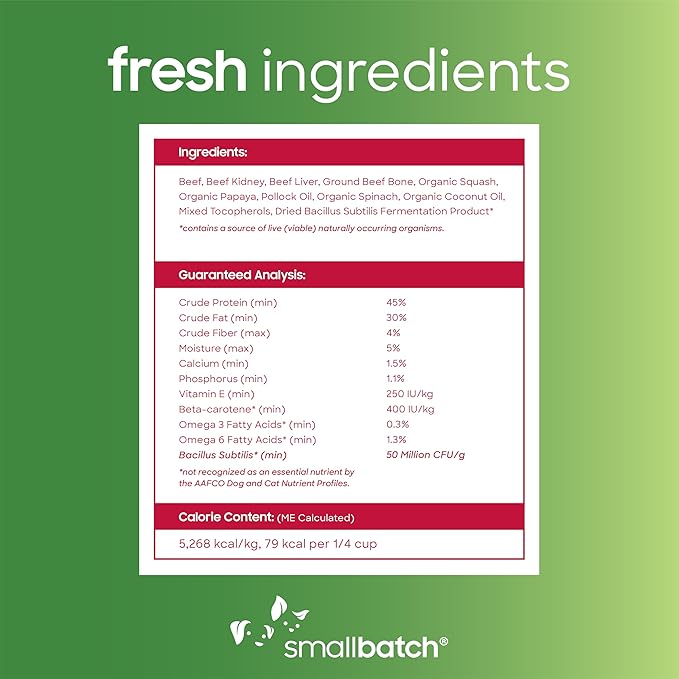 Smallbatch Freeze-Dried Beef Bites — 18 oz