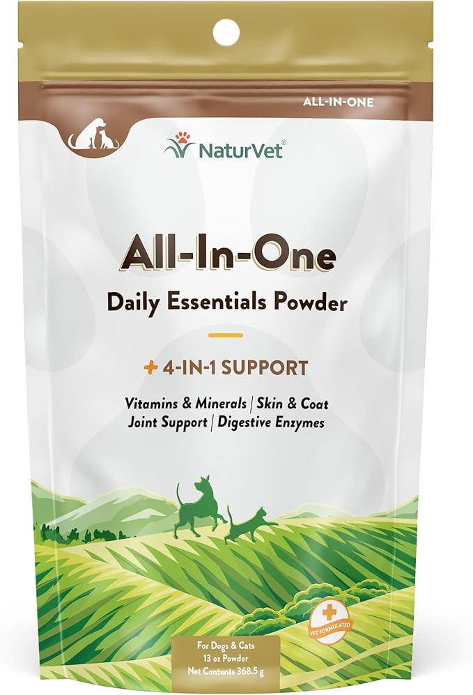 NaturVet All-in-One Dog Supplement — 13 oz Powder