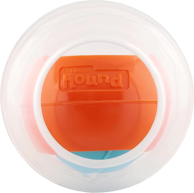 Nina Ottosson Topsy Treat Ball — Level 1 Puzzle Toy, Orange
