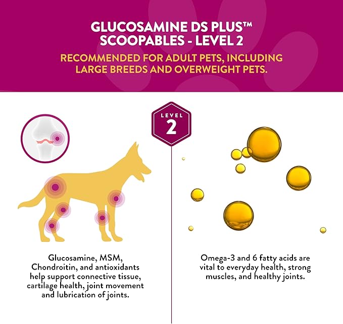 NaturVet Scoopables Glucosamine DS Plus Joint Supplement — 11 oz