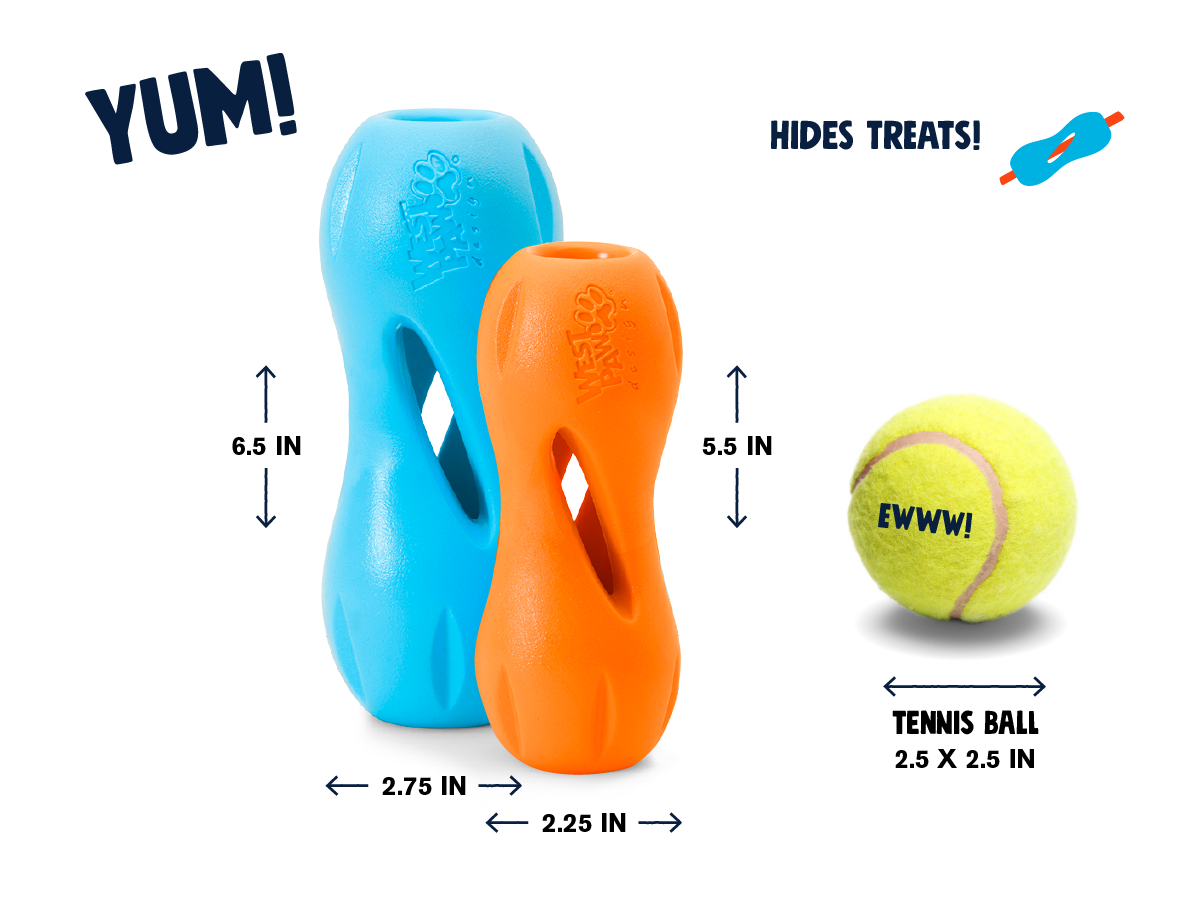 West Paw Qwizl Treat Dispensing Chew Toy for Dogs
