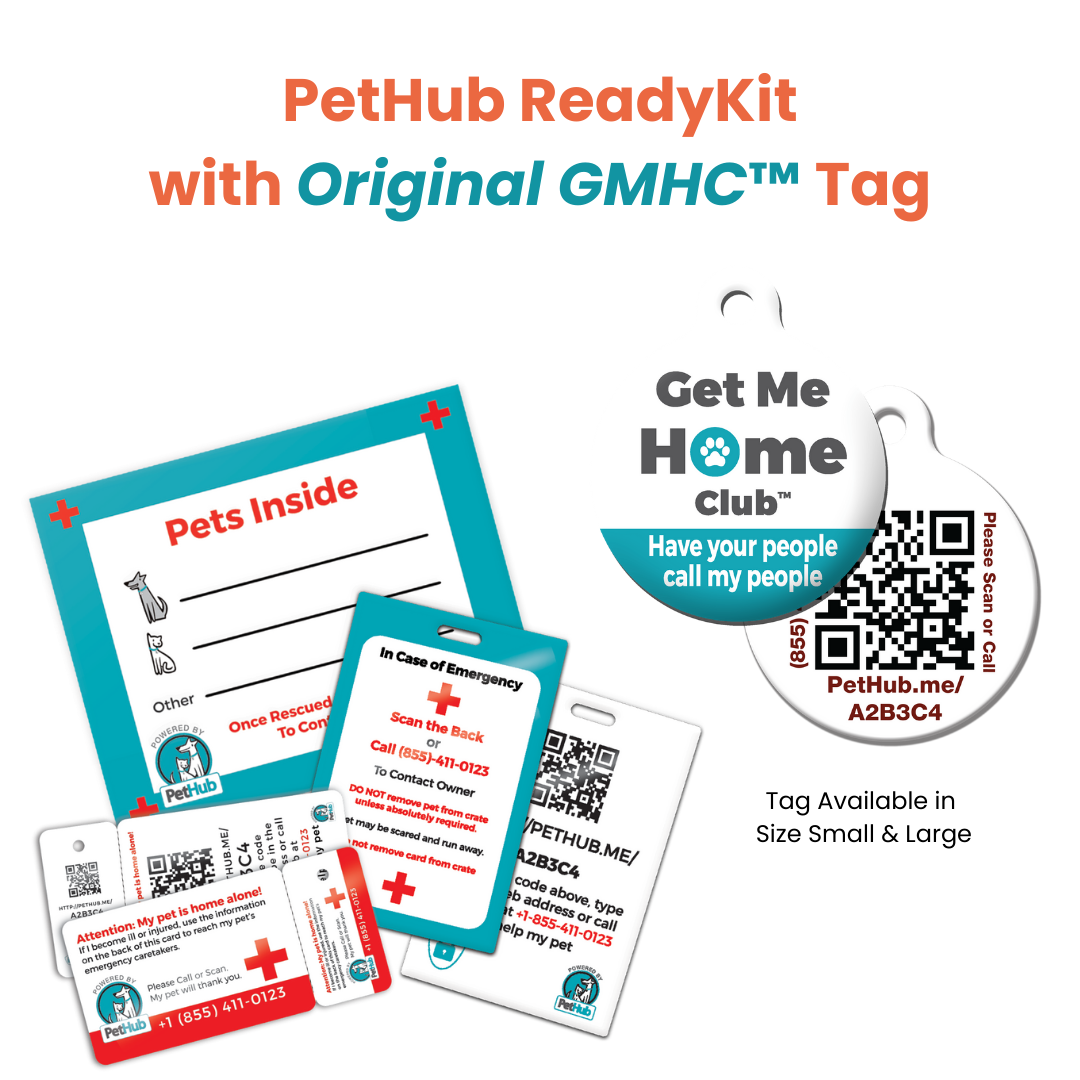 PetHub QR Pet ID Comprehensive ReadyKit – Complete Emergency Kit – Digital Pet ID Tag | Doggo Dream Shop