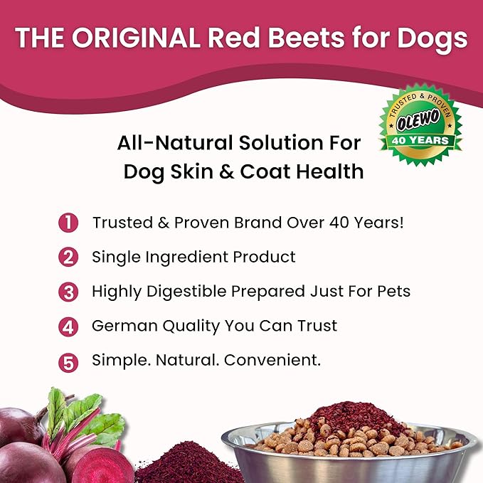Olewo Red Beets for Dogs — 5.5 lbs