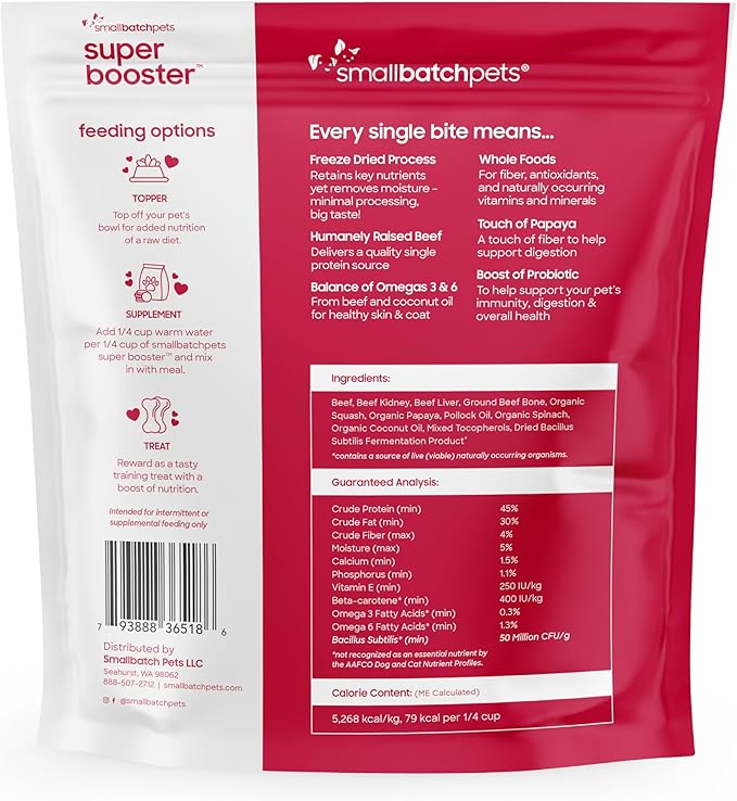 Smallbatch Freeze-Dried Beef Bites — 18 oz