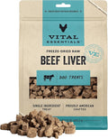 Vital Essentials Beef Liver Dog Treats — 15 oz | Freeze-Dried Raw