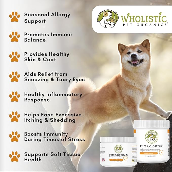 Wholistic Pet Organics Pure Colostrum — 2 oz