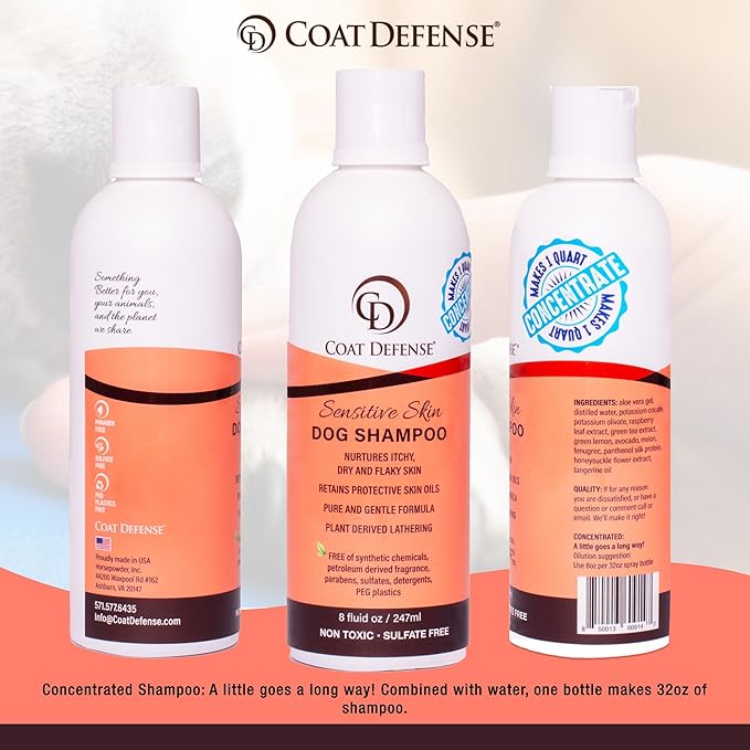 Coat Defense Paw Licker Bundle — Preventative Powder + Sensitive Shampoo