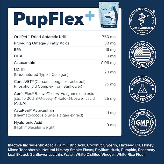 PupFlex+ Hip & Joint Supplement for Dogs — 60ct