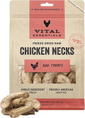 Vital Essentials Chicken Necks Dog Treats — 9 oz | Freeze-Dried Raw