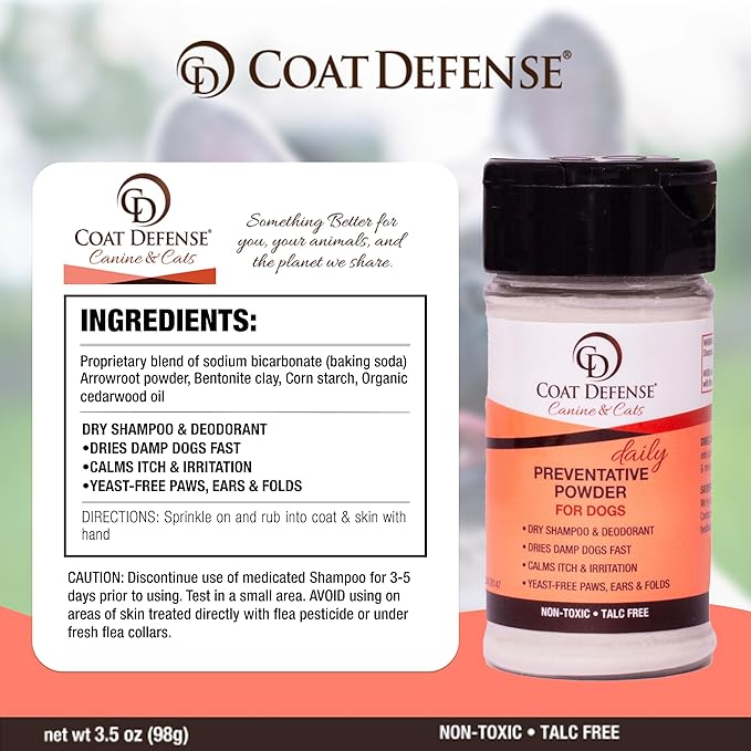 Coat Defense Preventative Powder — 3.5 oz