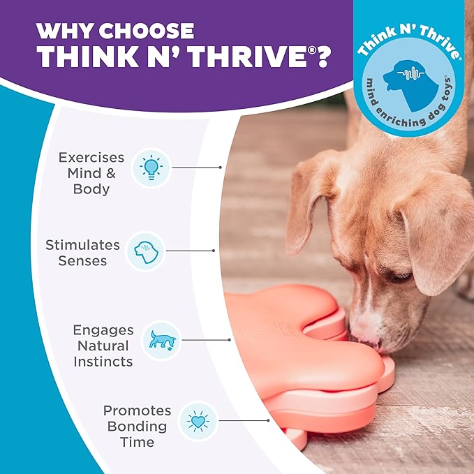 Nina Ottosson Puppy Tornado — Level 2 Puzzle Toy, Pink