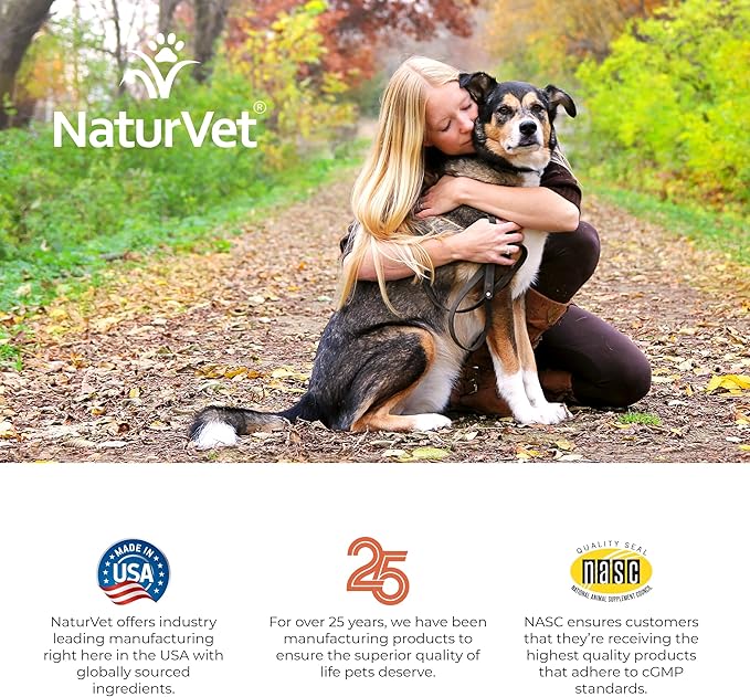 NaturVet VitaPet Senior Daily Vitamins + Glucosamine — 120 ct Soft Chews