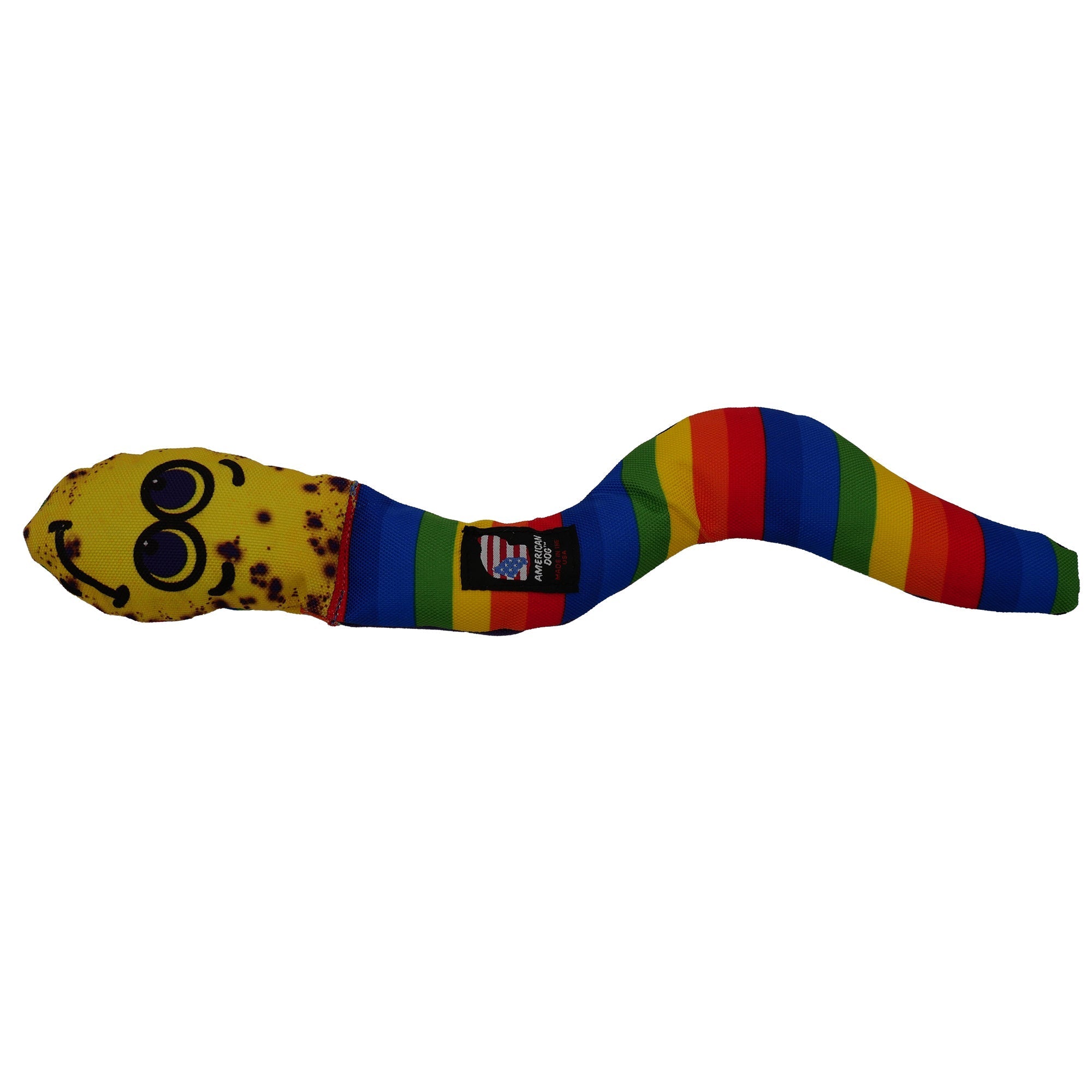 Rainbow Wiggle Worm – Dog Toys | Doggo Dream Shop